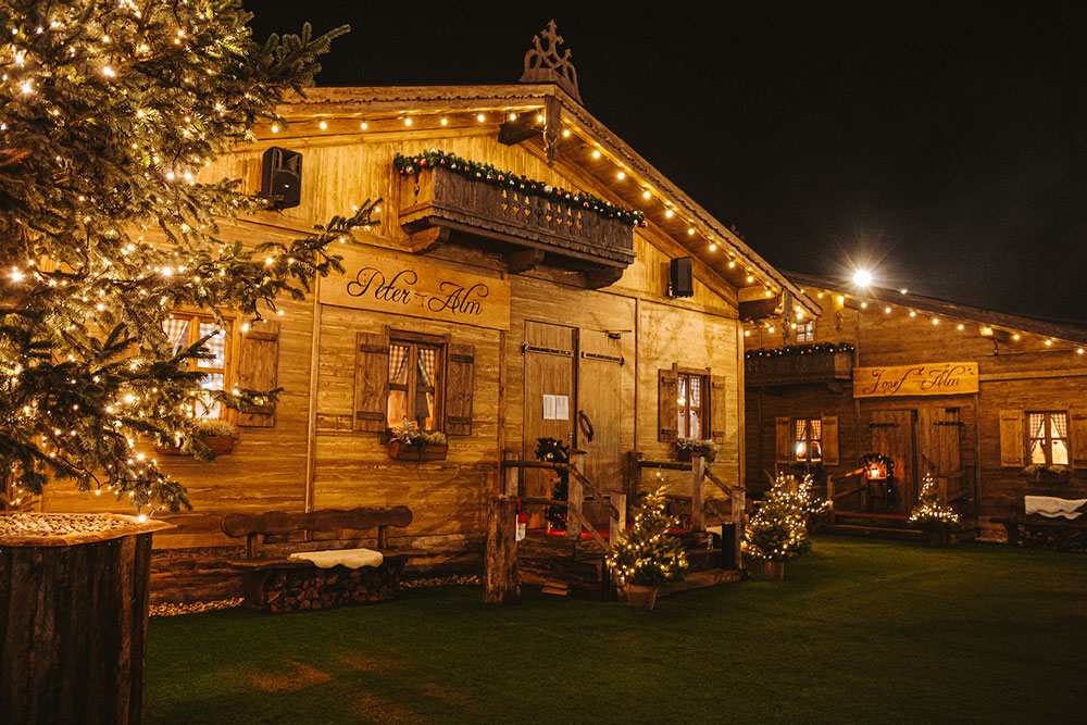 Winterhütten Nürnberg Festinstallation