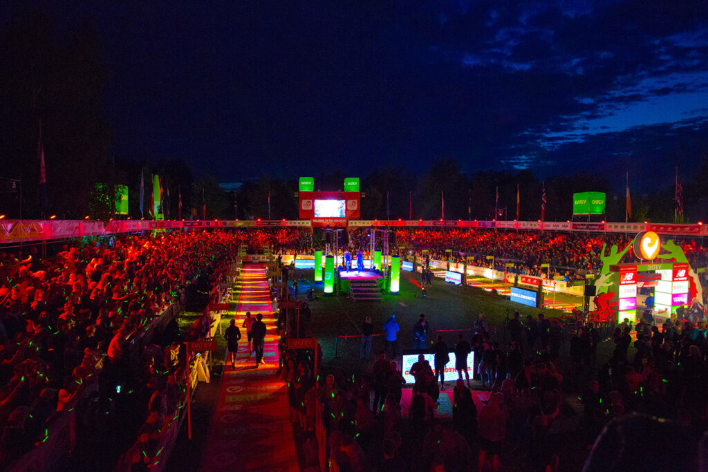 Veranstaltungstechnik im Stadion - Sportevent Challenge Roth